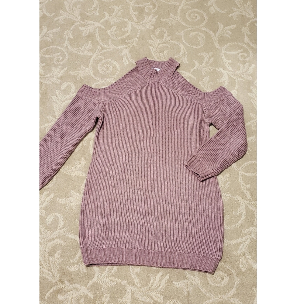 Tobi Rose Sweater Dress